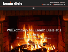 Tablet Screenshot of kamin-diele.de